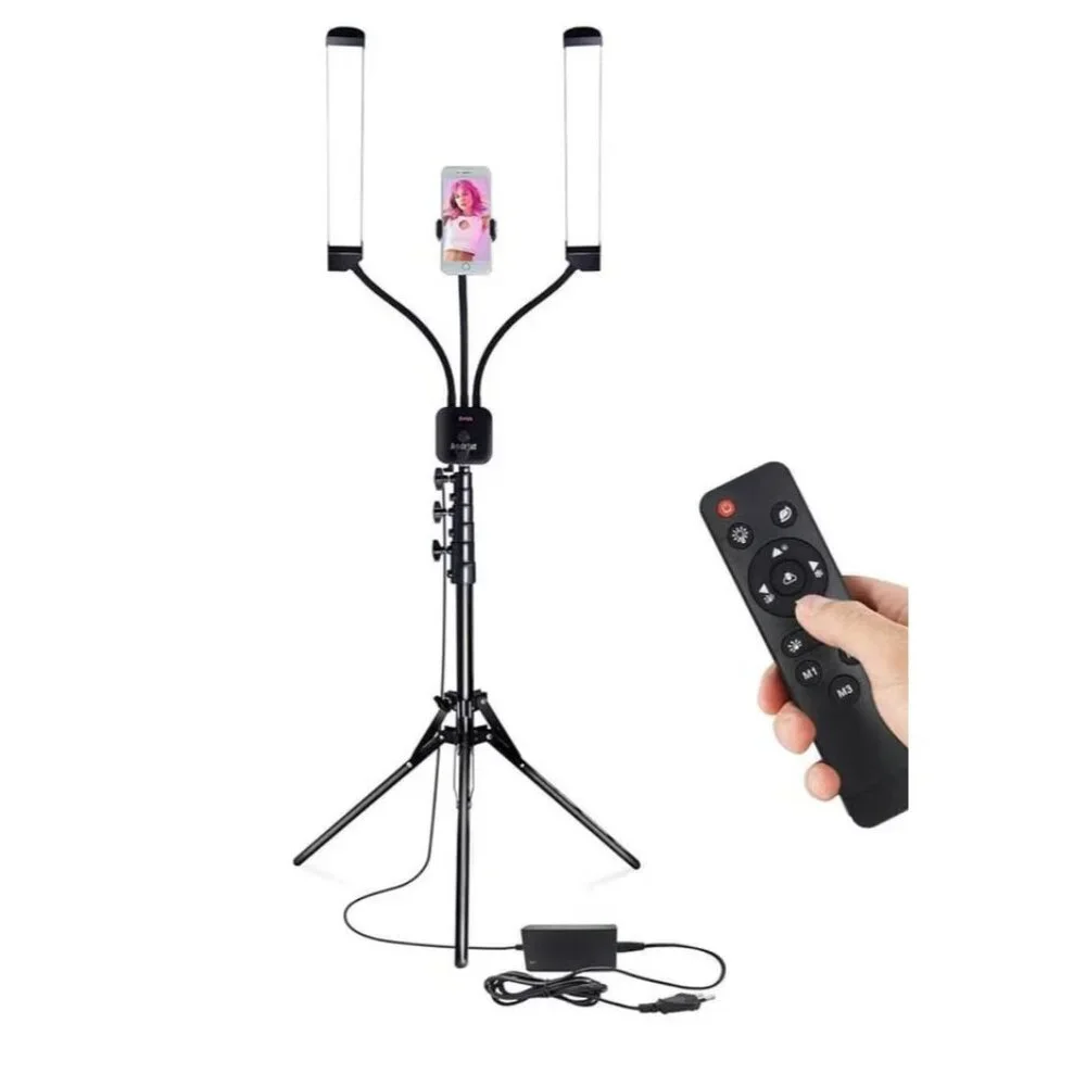 NEW! Aro De Luz LED Lash Light Kit, 5400 Lumens Bright, 3 Color Modes, Adjustabl